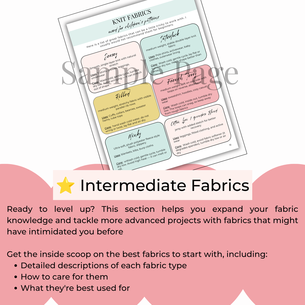 Beginner's Guide to Fabrics for Children's Items
