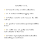 Beginner's Guide to Fabrics for Children's Items