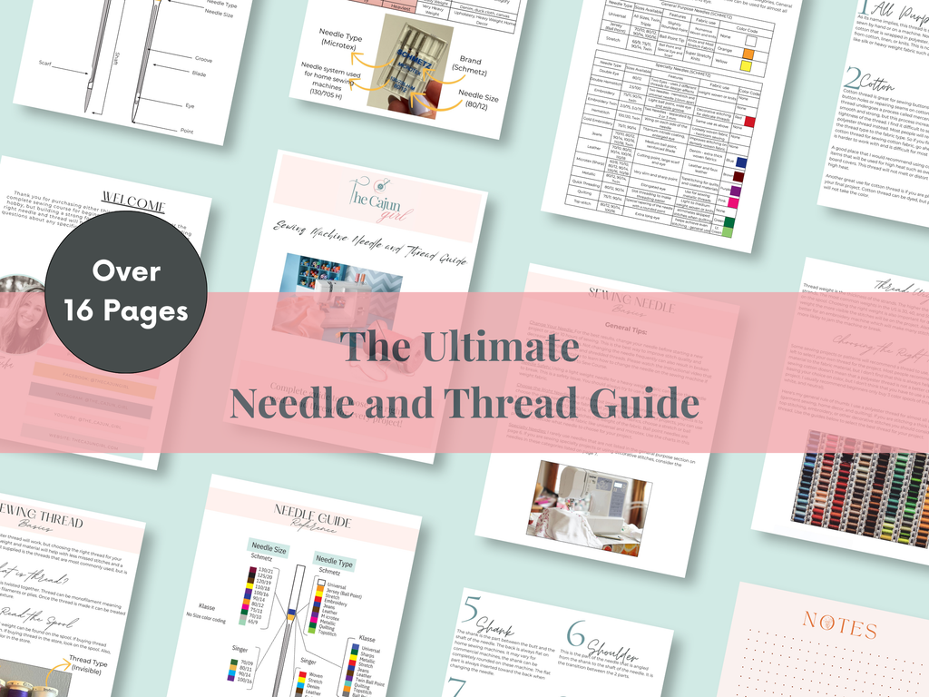 Sewing Machine Needle and Thread Guide