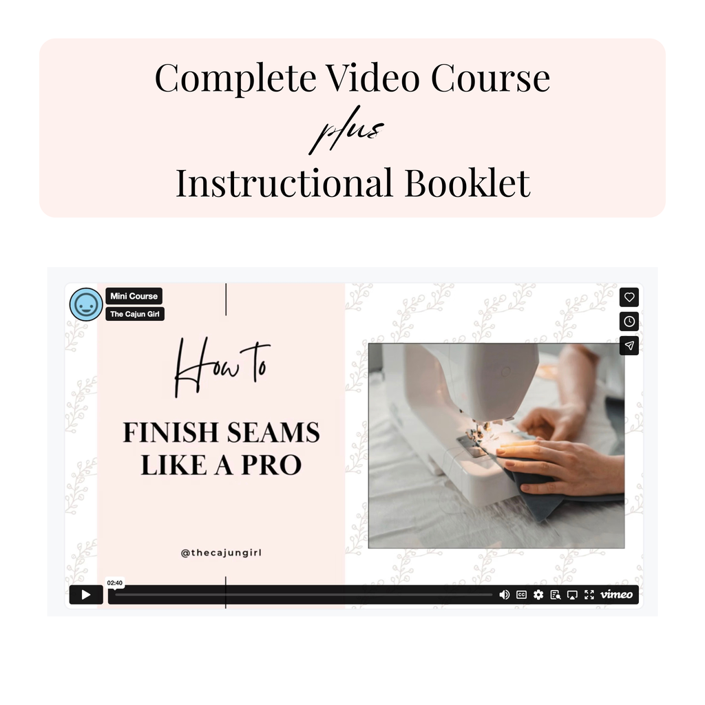Seam Finishing Guide Including how to Sew a French Seam (Video Included)
