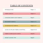Beginner's Guide to Fabrics for Children's Items