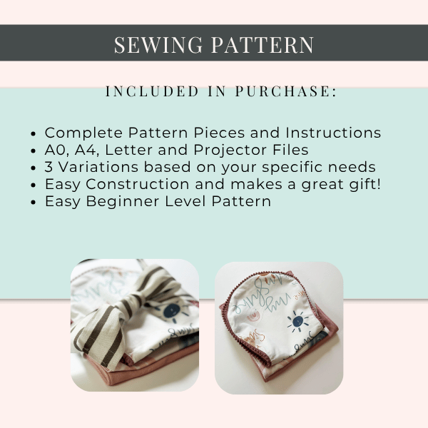 Baby Burp Cloth Sewing Pattern