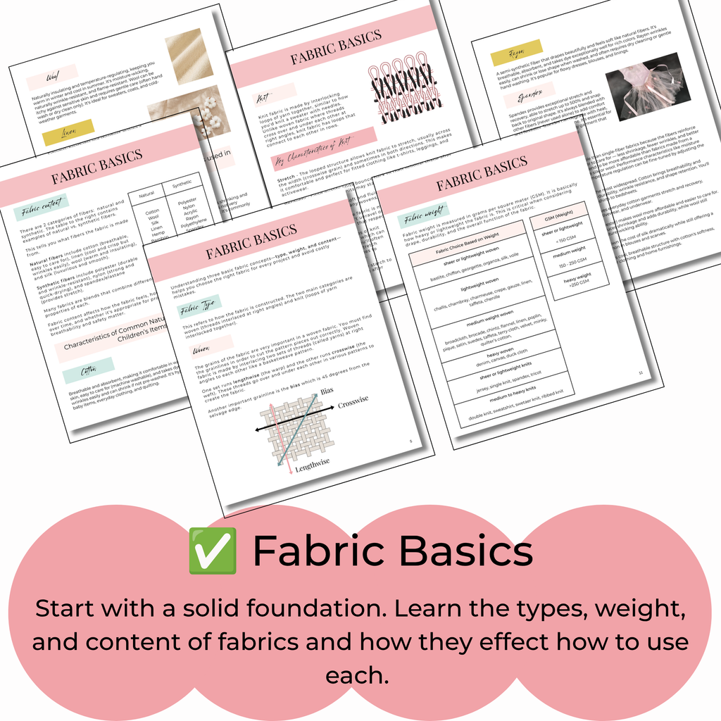 Beginner's Guide to Fabrics for Children's Items