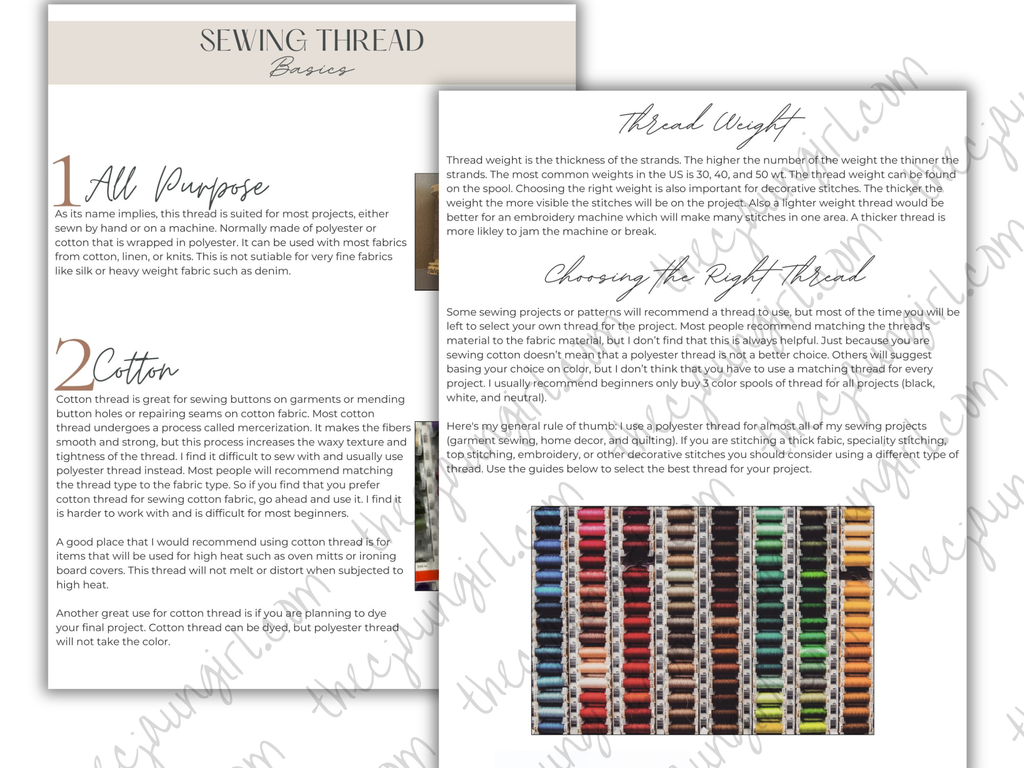 Sewing Machine Needle and Thread Guide