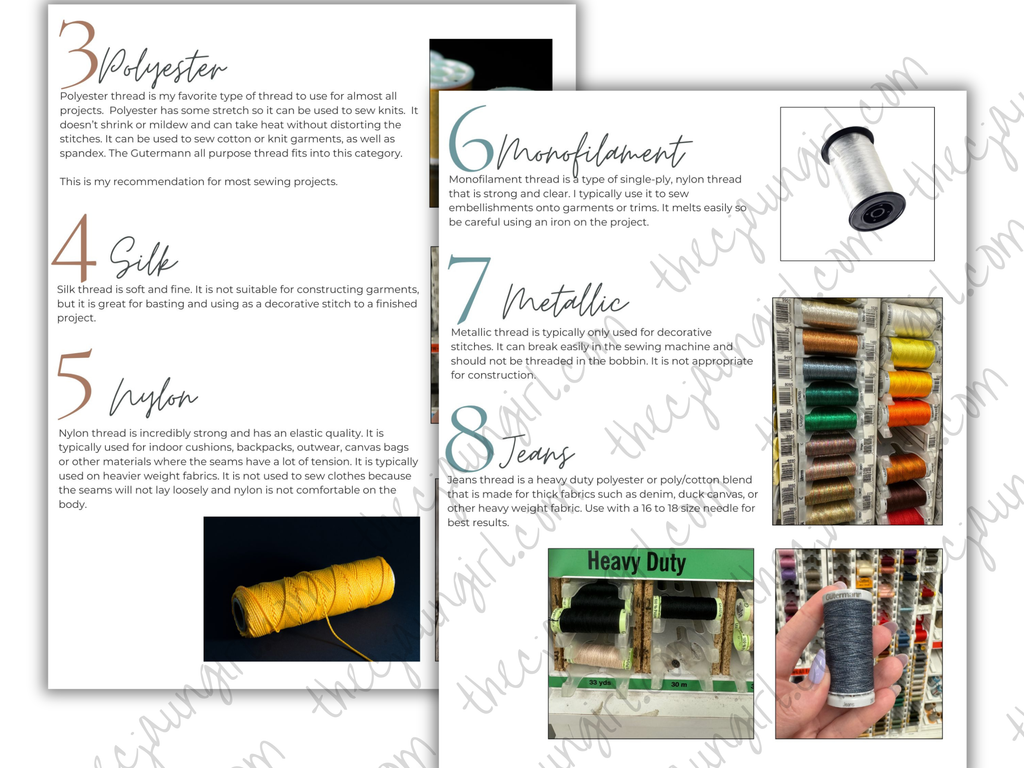 Sewing Machine Needle and Thread Guide