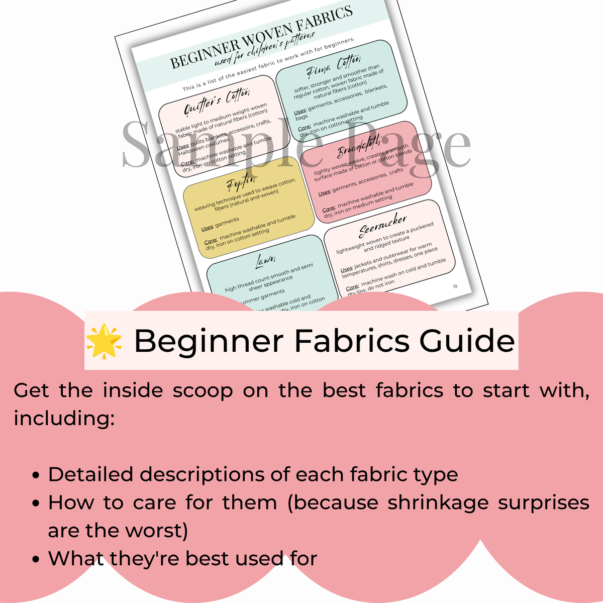Beginner's Guide to Fabrics for Children's Items