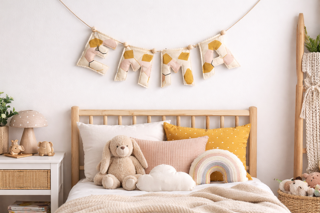 Fabric Letter Sewing Pattern (Numbers included)