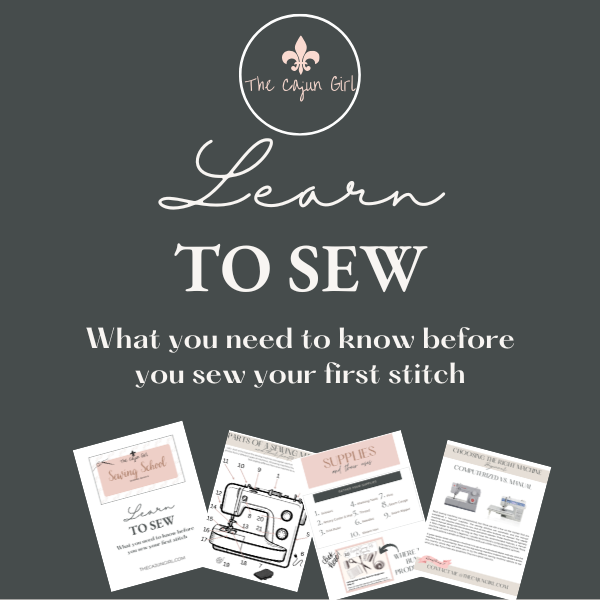 Learn to Sew - Before you sew your first stitch