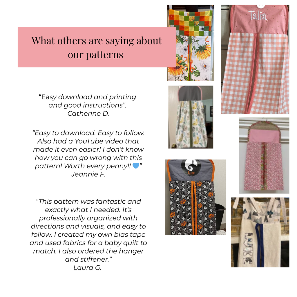 Diaper Stacker Sewing Pattern