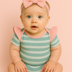 Lap Shoulder Onesie Sewing Pattern (3 Sleeve Variations)
