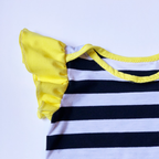 Lap Shoulder Onesie Sewing Pattern (3 Sleeve Variations)