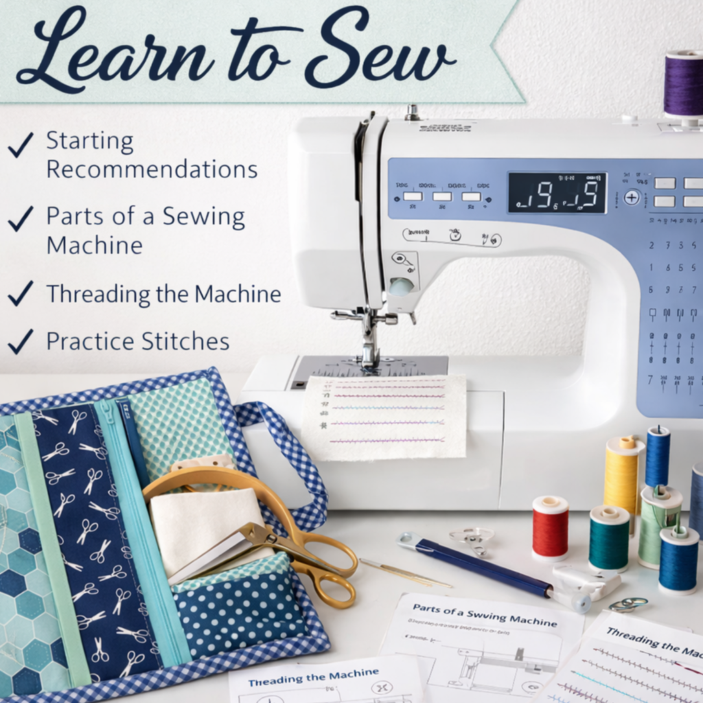 Learn to Sew - Before you sew your first stitch