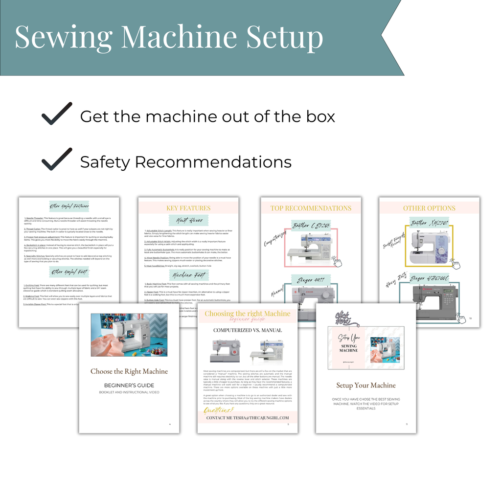 Learn to Sew - Before you sew your first stitch