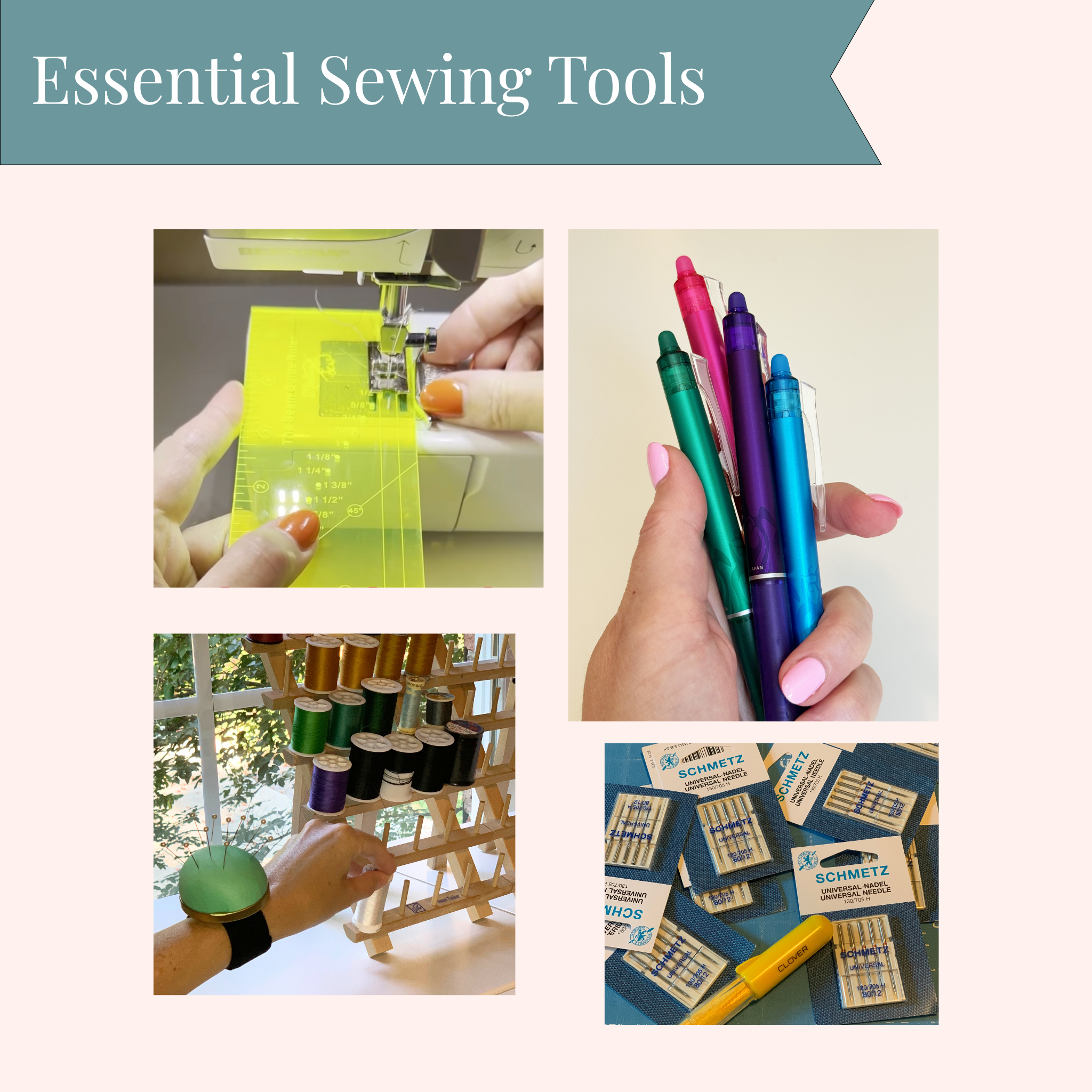 Learn to Sew - Before you sew your first stitch