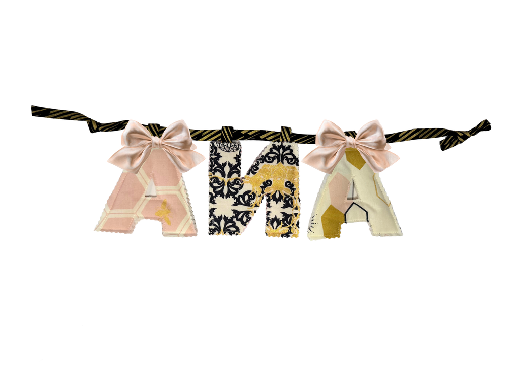 Fabric Letter Sewing Pattern (Numbers included)